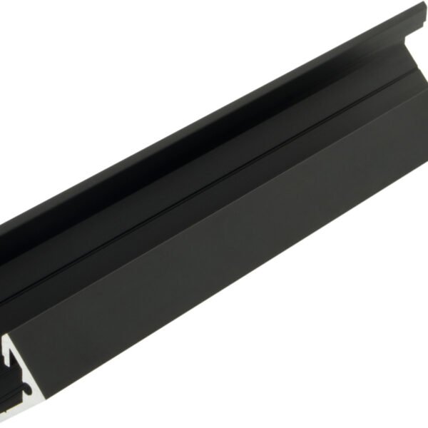 LIAP002106 Aluminiumprofil TBE L-2000mm B-40mm H-14,5mm schwarz<br><u>Verkaufseinheit: 2m</u>