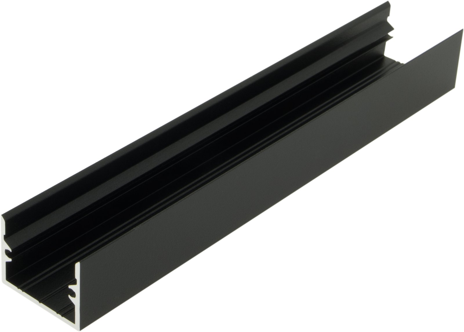 f_liap002108 LIAP002108 Aluminiumprofil TBL, L-2000mm B-25mm H-19mm schwarz<br><u>Verkaufseinheit: 2m</u> – Bild 1