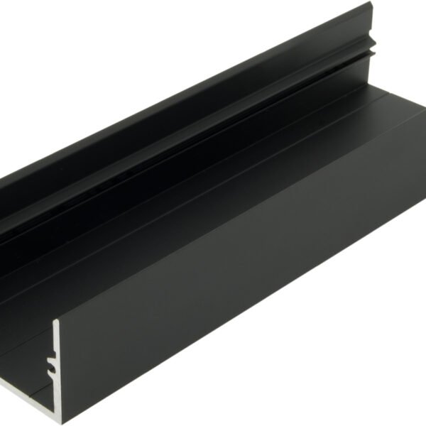 LIAP005105 Aluminiumprofil MFL L-2000mm B-45mm H-25mm schwarz<br><u>Verkaufseinheit: 2m</u>