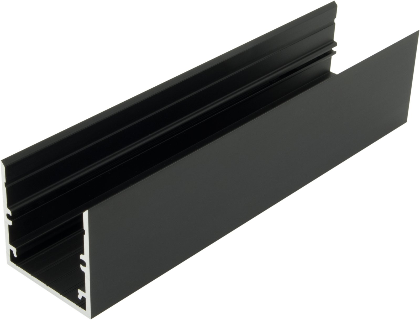 f_liap006102 LIAP006102 Aluminiumprofil CLR L-2000mm B-35mm H-35mm schwarz<br><u>Verkaufseinheit: 2m</u> – Bild 1