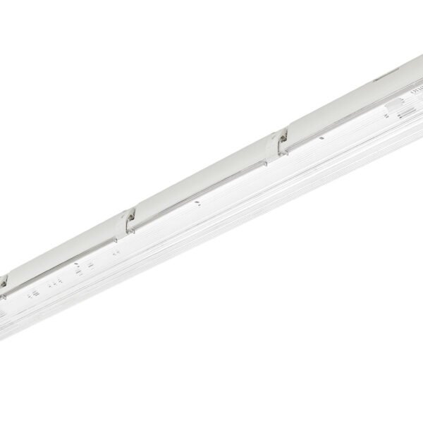 LID13438-- Dewy IP65 für 1xT8 LED Tube 100-240V 1265mm IP65 PC/PC grau<br><u>Verkaufseinheit: 1Stk</u>
