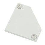 LIEK002600 Profil Endkappe TBE Flach geschlossen inkl. Schrauben<br><u>Verkaufseinheit: 1Stk</u>