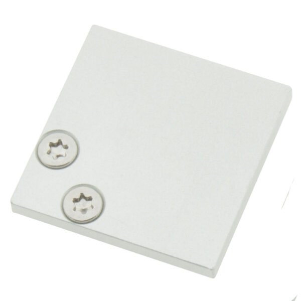 LIEK004100 Profil Endkappe SPL Eckig geschlossen inkl. Schrauben<br><u>Verkaufseinheit: 1Stk</u>