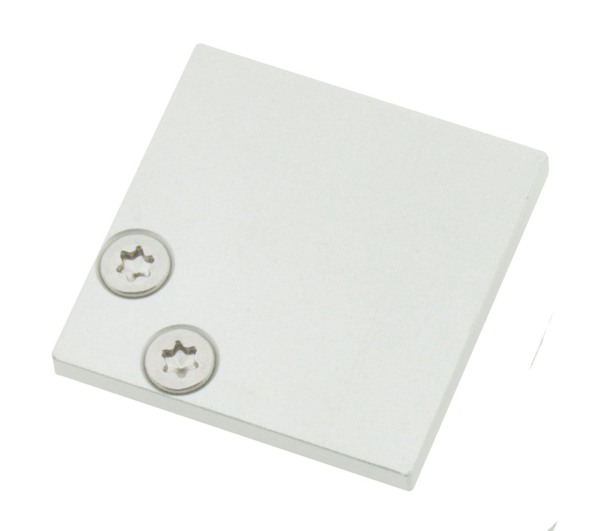 SONY DSC LIEK004100 Profil Endkappe SPL Eckig geschlossen inkl. Schrauben<br><u>Verkaufseinheit: 1Stk</u> – Bild 1