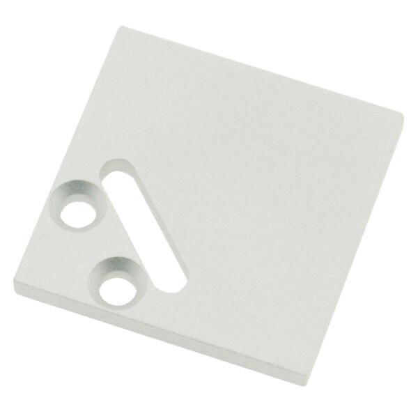 LIEK004101 Profil Endkappe SPL Eckig mit Langloch inkl. Schrauben<br><u>Verkaufseinheit: 1Stk</u>