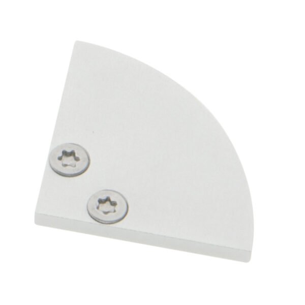 LIEK004110 Profil Endkappe SPL Rund geschlossen, inkl. Schrauben<br><u>Verkaufseinheit: 1Stk</u>