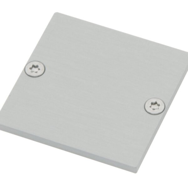 LIEK006200 Profil Endkappe CLR Flach geschlossen inkl. Schrauben<br><u>Verkaufseinheit: 1Stk</u>