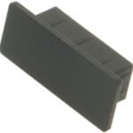 LIEK101100 Profil Endkappe LBF Flach geschlossen schwarz<br><u>Verkaufseinheit: 1Stk</u>