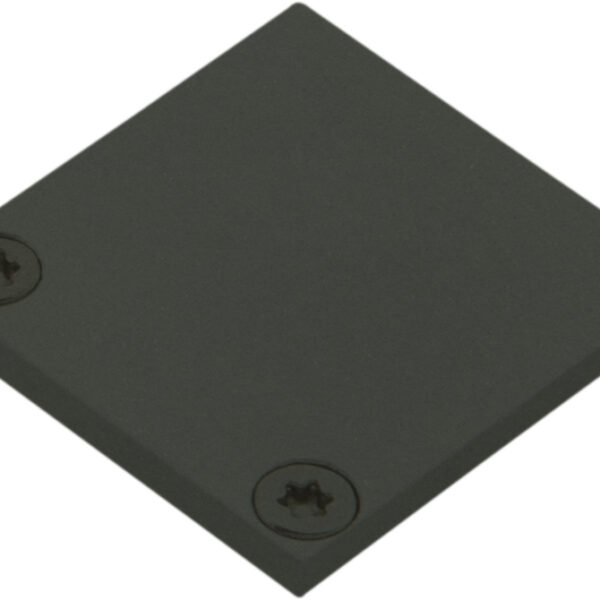 LIEK102120 Profil Endkappe TBF Eckig geschlossen schwarz<br><u>Verkaufseinheit: 1Stk</u>