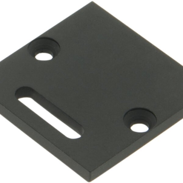 LIEK102201 Profil Endkappe TBR flach mit Langloch schwarz<br><u>Verkaufseinheit: 1Stk</u>