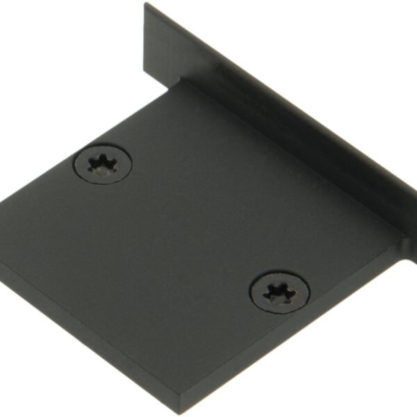 LIEK102300 Profil Endkappe TBI flach geschlossen schwarz<br><u>Verkaufseinheit: 1Stk</u>