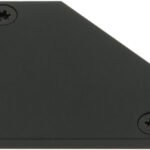 LIEK102600 Profil Endkappe TBE Flach geschlossen inkl Schrauben schwarz<br><u>Verkaufseinheit: 1Stk</u>