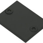 LIEK102800 Profil Endkappe TBL Flach geschlossen inkl Schrauben schwarz<br><u>Verkaufseinheit: 1Stk</u>