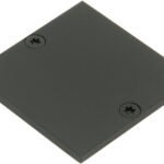 LIEK106200 Profil Endkappe CLR Flach geschlossen inkl Schrauben schwarz<br><u>Verkaufseinheit: 1Stk</u>