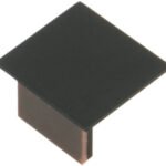 LIEK108100 Profil Endkappe KLR Flach geschlossen sw<br><u>Verkaufseinheit: 1Stk</u>