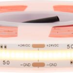 LIFS050C30 FS 50 COB WW, 11W/m, 1020lm/m, 3000K Ra90+, 24VDC, IP20, 5m<br><u>Verkaufseinheit: 1Stk</u>
