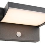 LIHGWA12-- ILAS LED PIR 12,5W 750lm 3000K IP54 anthrazit<br><u>Verkaufseinheit: 1Stk</u>