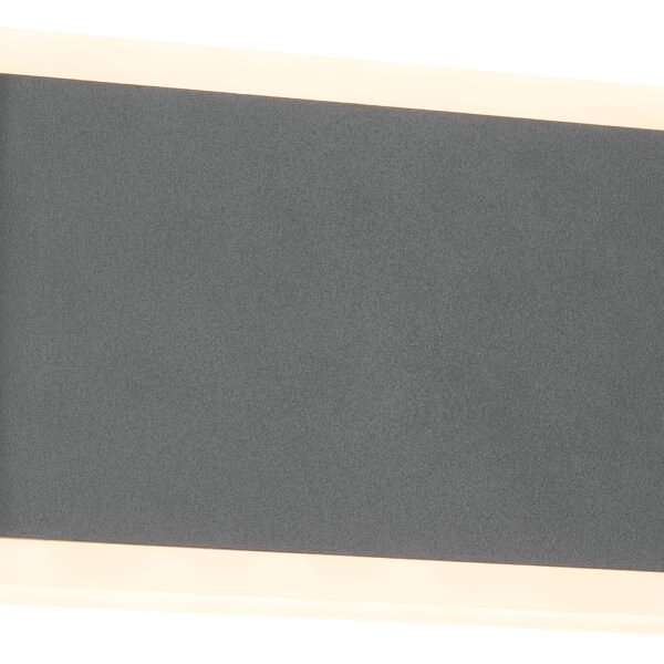 LIHGWA45-- NAOS LED Medium Up/Down 13W 650lm 3000K IP54 anthrazit<br><u>Verkaufseinheit: 1Stk</u>