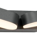 LIHGWA47-- LEA LED Double 13W 600lm 3000K IP54 anthrazit<br><u>Verkaufseinheit: 1Stk</u>