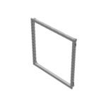 LIMK007--- Einbaurahmen für Gipskarton LANO LED, M600<br><u>Verkaufseinheit: 1Stk</u>