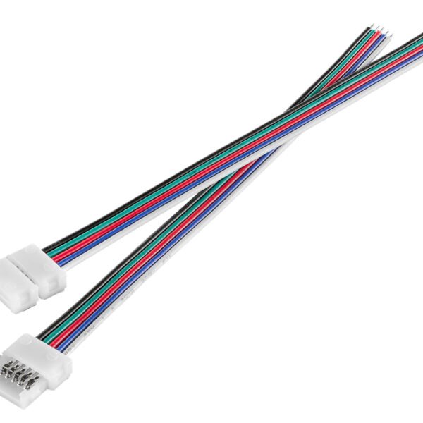 LIMT0041-- Verbindungsstecker RGBW 5-pin 10mm mit 15cm Draht VE10 Stück<br><u>Verkaufseinheit: 1VE</u>