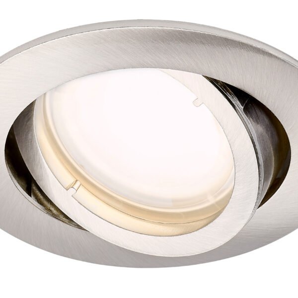 LIMY6800NI MY68 Rund, MR16, IP20, schwenkbar, Geb. Nickel<br><u>Verkaufseinheit: 1Stk</u>