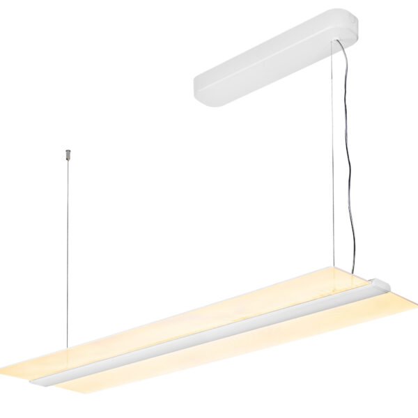 LIUS0001-- LANO Fly ID 60W 6000/7000lm 3000/4000K UGR<19 230V DALI weiß<br><u>Verkaufseinheit: 1Stk</u>