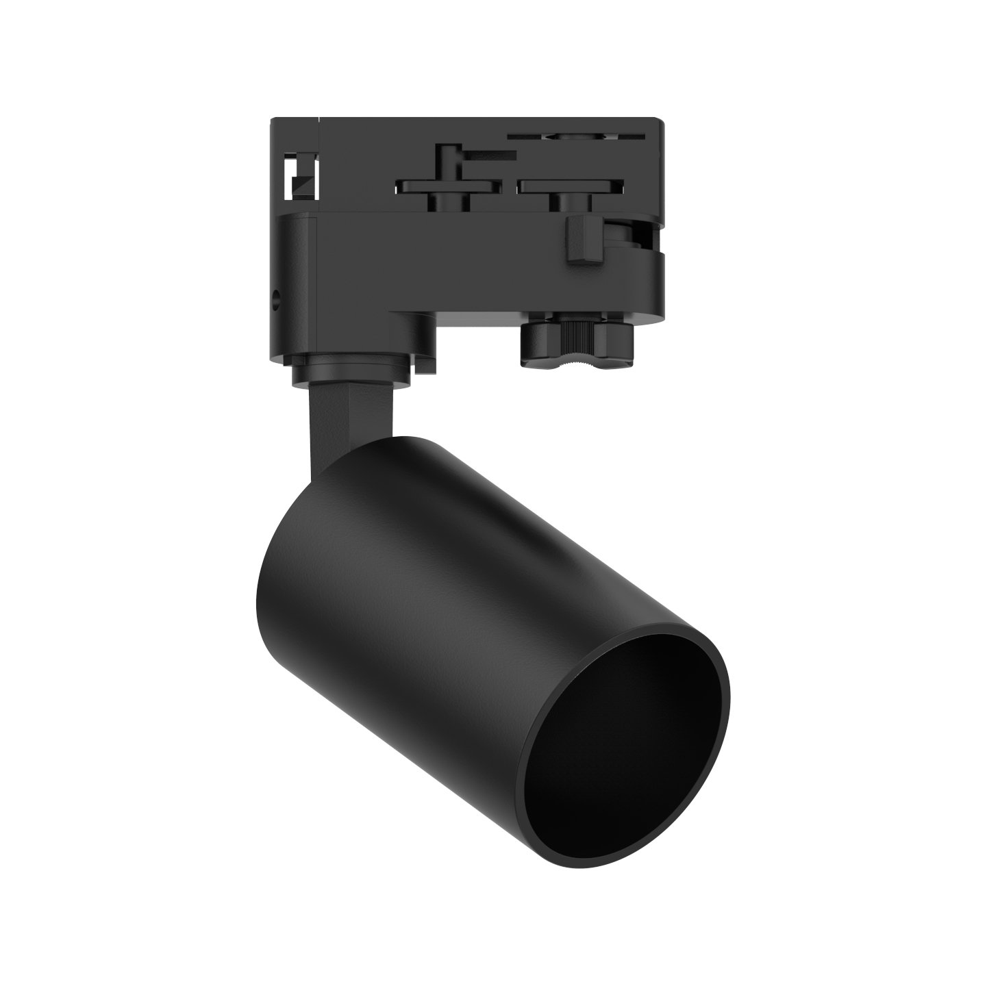 f_lius0024- LIUS0024-- MEVIA GU10 max.10W 3PH-Stromschienenstrahler schwarz<br><u>Verkaufseinheit: 1Stk</u> – Bild 1