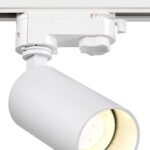 LIUS0025-- MEVIA L GU10 max.10W 3PH-Stromschienenstrahler weiß<br><u>Verkaufseinheit: 1Stk</u>