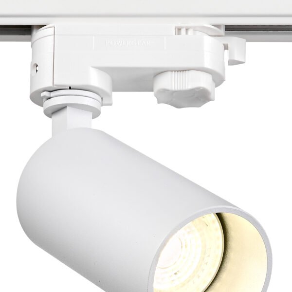 LIUS0025-- MEVIA L GU10 max.10W 3PH-Stromschienenstrahler weiß<br><u>Verkaufseinheit: 1Stk</u>