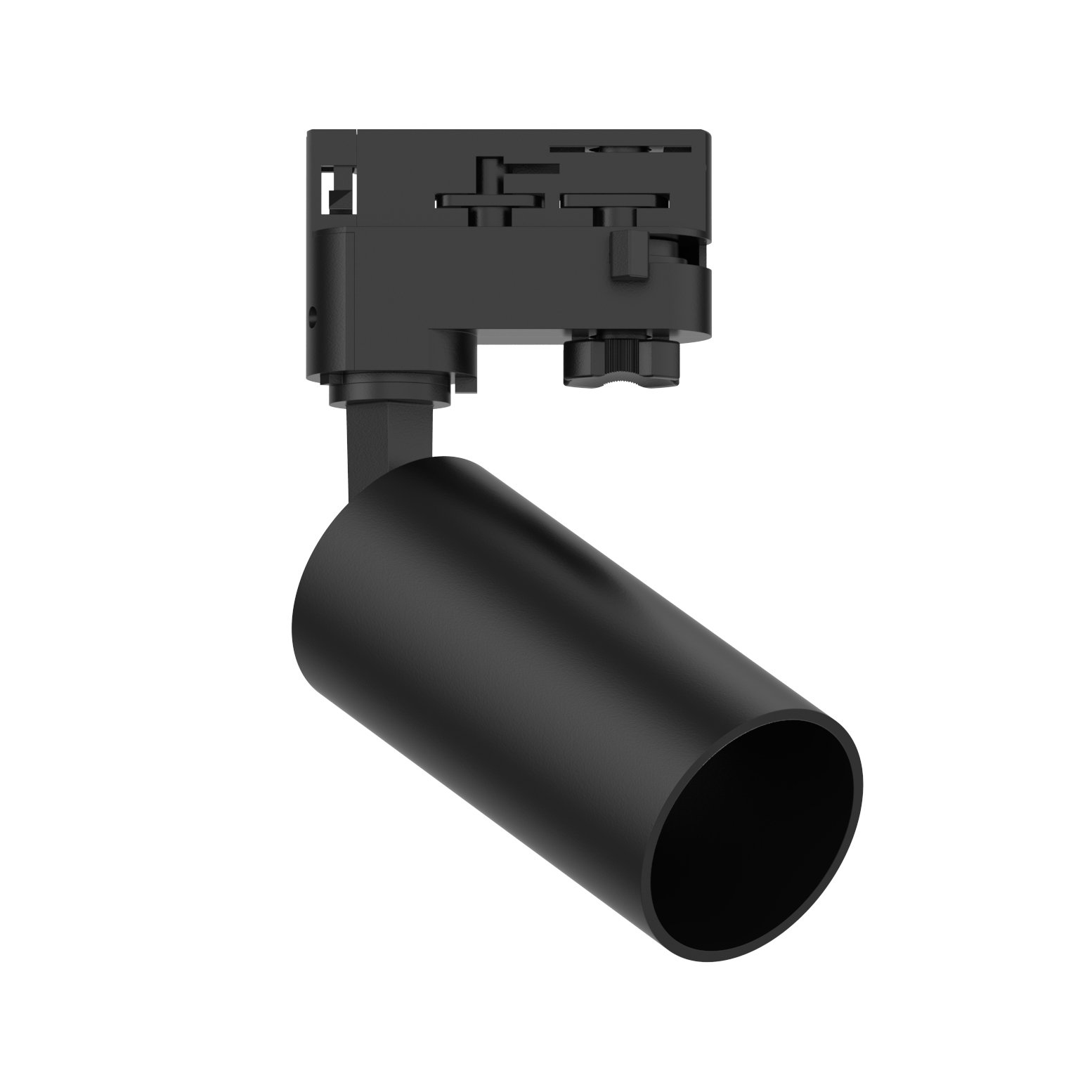 f_lius0026- LIUS0026-- MEVIA L GU10 max.10W 3PH-Stromschienenstrahler schwarz<br><u>Verkaufseinheit: 1Stk</u> – Bild 1