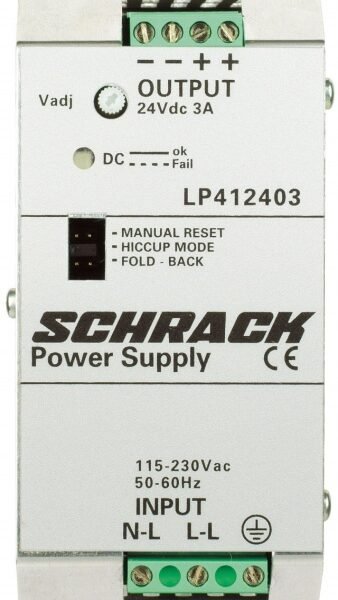LP411205-- Einphasiges Netzgerät getaktet, 230VAC/12VDC, 5A bei 50°C<br><u>Verkaufseinheit: 1Stk</u>