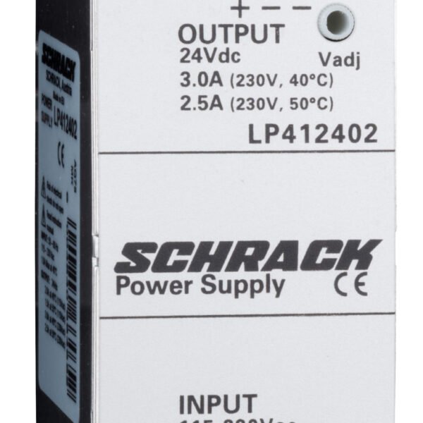 LP412402-- Einphasiges Netzgerät getaktet, 230VAC/24VDC, 2,5A bei 50°C<br><u>Verkaufseinheit: 1Stk</u>