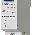 LQ611012-- Reiheneinbau Fernschalter, 1 Schließer, 12VAC<br><u>Verkaufseinheit: 1Stk</u>