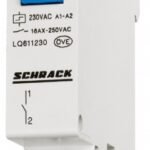 LQ617230-- Reiheneinbau Fernschalter, 1 Wechsler, 230VAC<br><u>Verkaufseinheit: 1Stk</u>