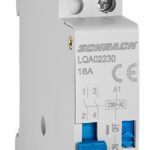 LQA02230-- Reiheneinbau Fernschalter, Serie Amparo, 2 Schließer, 230VAC<br><u>Verkaufseinheit: 1Stk</u>