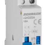 LQAD2024-- Reiheneinbau Fernschalter, Serie Amparo, 2 Schließer, 24VDC<br><u>Verkaufseinheit: 1Stk</u>