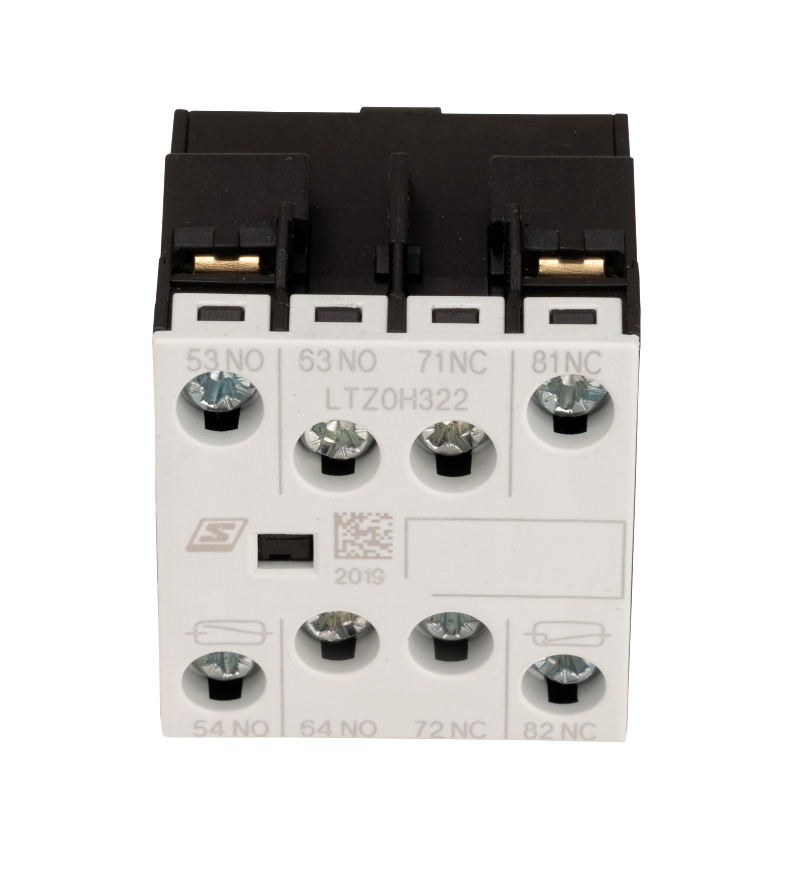 f_ltz0h322- LTZ0H322-- Hilfskontakt für Hilfsschütz, 2S+2Ö, 1S+1Ö mit Mikroschalter<br><u>Verkaufseinheit: 1Stk</u> – Bild 1