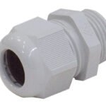 M270025--- Kabelverschraubung M25x1.5 RAL7035 Polyamid<br><u>Verkaufseinheit: 1Stk</u>