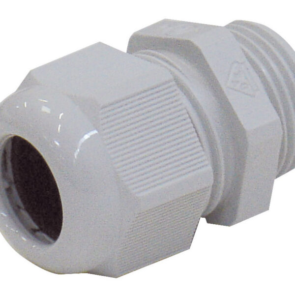 M270040--- Kabelverschraubung M40x1.5 RAL7035 Polyamid<br><u>Verkaufseinheit: 1Stk</u>