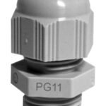 M272808--A Anbauverschraubung PG11 grau<br><u>Verkaufseinheit: 1Stk</u>