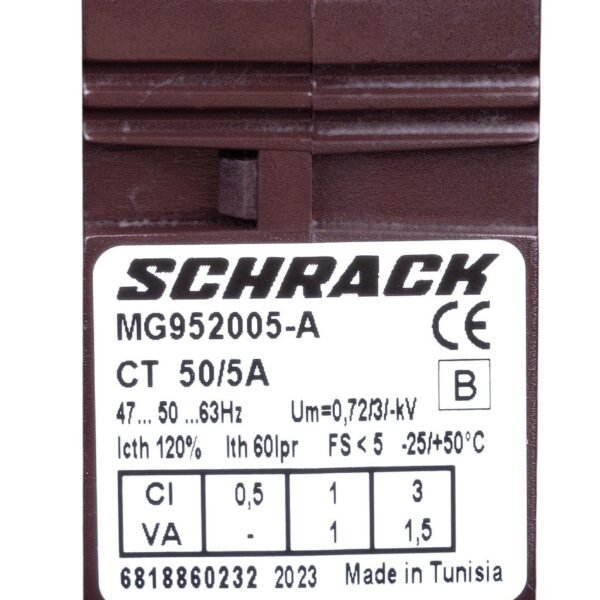 MG952005-A Durchsteckstromwandler für Kabel 21mm, 50/5A, Klasse 1<br><u>Verkaufseinheit: 1Stk</u>