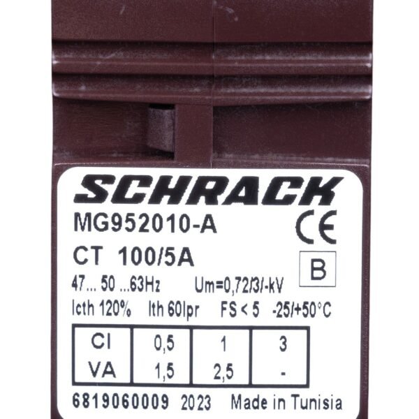 MG952010-A Durchsteckstromwandler für Kabel 21mm, 100/5A, Klasse 0,5<br><u>Verkaufseinheit: 1Stk</u>