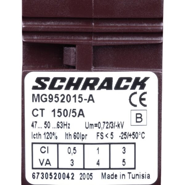 MG952015-A Durchsteckstromwandler für Kabel 21mm, 150/5A, Klasse 0,5<br><u>Verkaufseinheit: 1Stk</u>