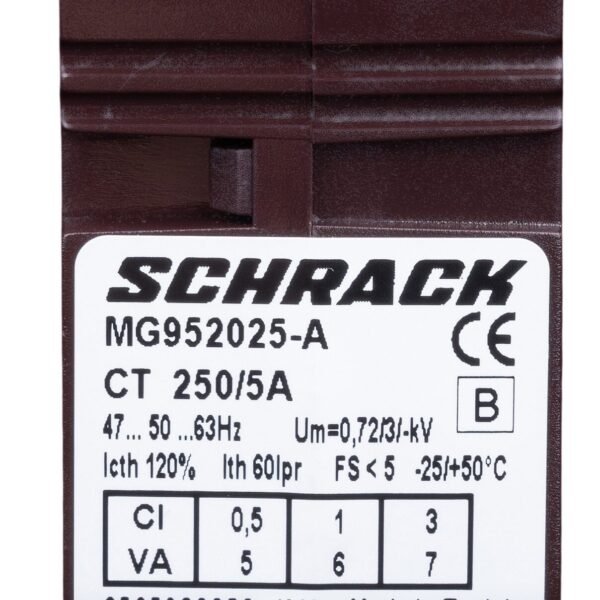 MG952025-A Durchsteckstromwandler für Kabel 21mm, 250/5A, Klasse 0,5<br><u>Verkaufseinheit: 1Stk</u>