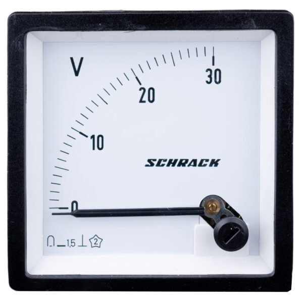 MGF27030-A Voltmeter, 72x72mm, 30VDC<br><u>Verkaufseinheit: 1Stk</u>