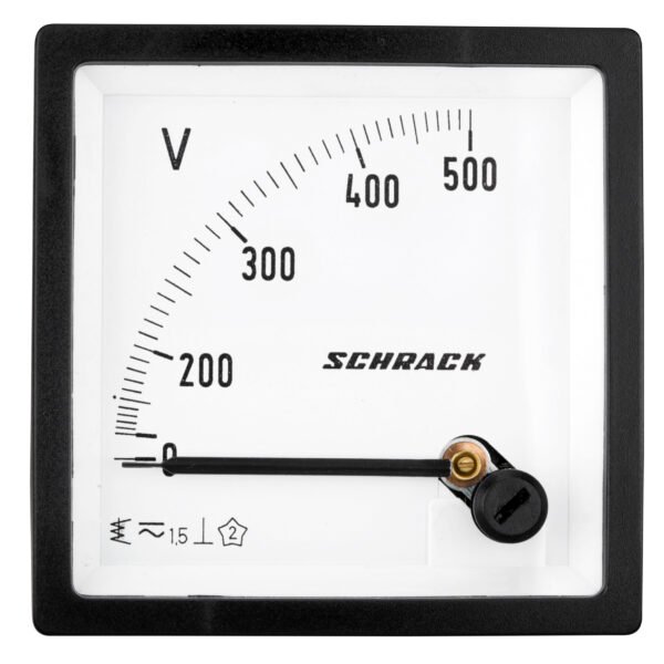 MGF67500-A Voltmeter, 72x72mm, 500VAC<br><u>Verkaufseinheit: 1Stk</u>
