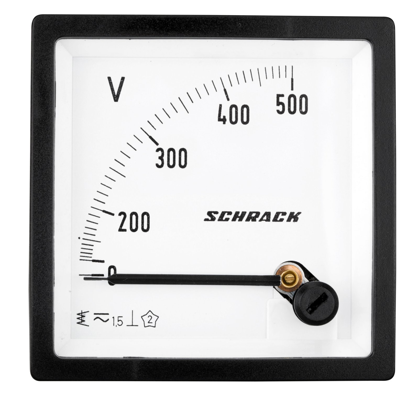 f_mgf67500-a MGF67500-A Voltmeter, 72x72mm, 500VAC<br><u>Verkaufseinheit: 1Stk</u> – Bild 1