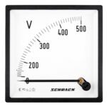 MGF69500-A Voltmeter, 96x96mm, 500V AC<br><u>Verkaufseinheit: 1Stk</u>
