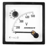 MGF77500-A Voltmeter mit integriertem Umschalter, 72x72mm, 500VAC<br><u>Verkaufseinheit: 1Stk</u>